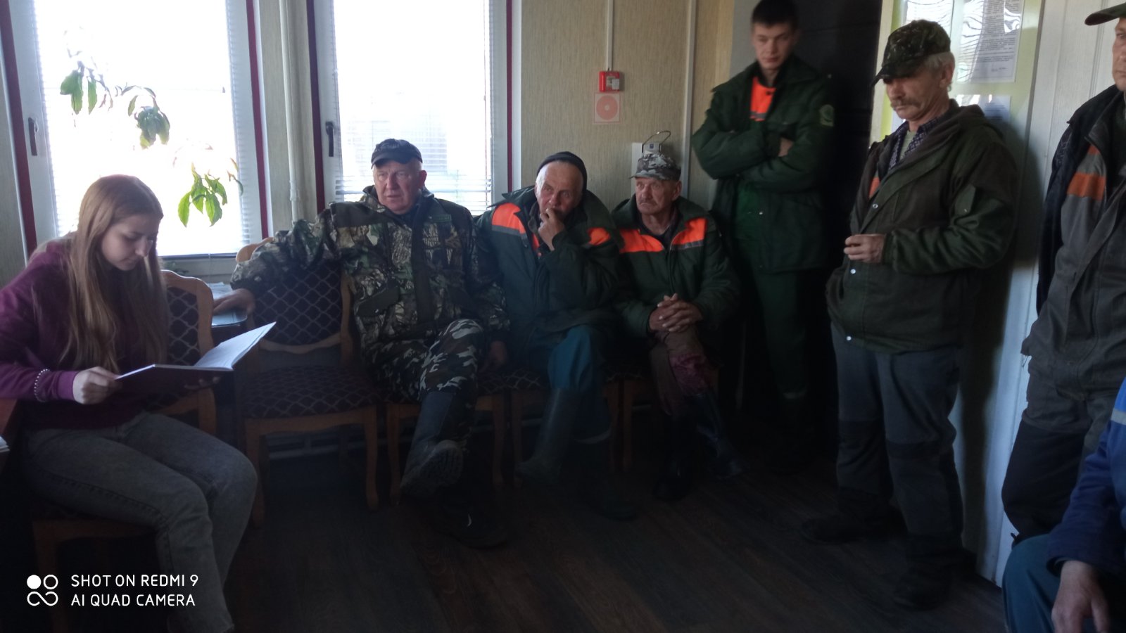 Собрание с трудовым коллективом Романовского лесничества